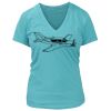 Women's Premium Deep V-Neck T-Shirt Thumbnail