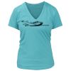 Women's Premium Deep V-Neck T-Shirt Thumbnail