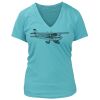 Women's Premium Deep V-Neck T-Shirt Thumbnail