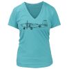 Women's Premium Deep V-Neck T-Shirt Thumbnail