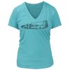 Women's Premium Deep V-Neck T-Shirt Thumbnail