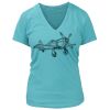 Women's Premium Deep V-Neck T-Shirt Thumbnail