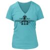 Women's Premium Deep V-Neck T-Shirt Thumbnail