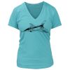Women's Premium Deep V-Neck T-Shirt Thumbnail