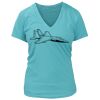 Women's Premium Deep V-Neck T-Shirt Thumbnail