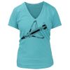 Women's Premium Deep V-Neck T-Shirt Thumbnail