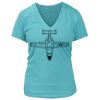 Women's Premium Deep V-Neck T-Shirt Thumbnail