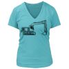 Women's Premium Deep V-Neck T-Shirt Thumbnail