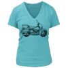 Women's Premium Deep V-Neck T-Shirt Thumbnail