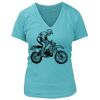 Women's Premium Deep V-Neck T-Shirt Thumbnail
