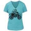 Women's Premium Deep V-Neck T-Shirt Thumbnail