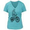 Women's Premium Deep V-Neck T-Shirt Thumbnail
