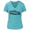 Women's Premium Deep V-Neck T-Shirt Thumbnail