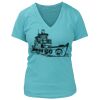 Women's Premium Deep V-Neck T-Shirt Thumbnail