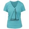 Women's Premium Deep V-Neck T-Shirt Thumbnail
