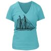 Women's Premium Deep V-Neck T-Shirt Thumbnail