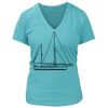 Women's Premium Deep V-Neck T-Shirt Thumbnail