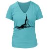 Women's Premium Deep V-Neck T-Shirt Thumbnail