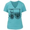 Women's Premium Deep V-Neck T-Shirt Thumbnail