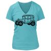 Women's Premium Deep V-Neck T-Shirt Thumbnail