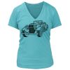 Women's Premium Deep V-Neck T-Shirt Thumbnail