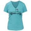Women's Premium Deep V-Neck T-Shirt Thumbnail