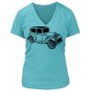 Women's Premium Deep V-Neck T-Shirt Thumbnail