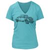 Women's Premium Deep V-Neck T-Shirt Thumbnail