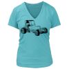 Women's Premium Deep V-Neck T-Shirt Thumbnail