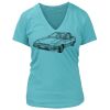 Women's Premium Deep V-Neck T-Shirt Thumbnail