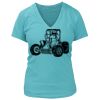 Women's Premium Deep V-Neck T-Shirt Thumbnail