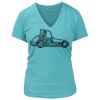 Women's Premium Deep V-Neck T-Shirt Thumbnail
