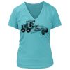 Women's Premium Deep V-Neck T-Shirt Thumbnail