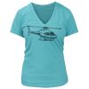 Women's Premium Deep V-Neck T-Shirt Thumbnail