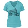 Women's Premium Deep V-Neck T-Shirt Thumbnail