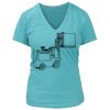 Women's Premium Deep V-Neck T-Shirt Thumbnail