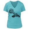 Women's Premium Deep V-Neck T-Shirt Thumbnail
