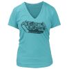 Women's Premium Deep V-Neck T-Shirt Thumbnail