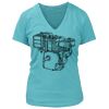 Women's Premium Deep V-Neck T-Shirt Thumbnail
