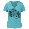 Women's Premium Deep V-Neck T-Shirt Thumbnail