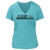Women's Premium Deep V-Neck T-Shirt Thumbnail