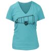 Women's Premium Deep V-Neck T-Shirt Thumbnail