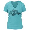Women's Premium Deep V-Neck T-Shirt Thumbnail