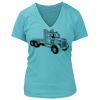 Women's Premium Deep V-Neck T-Shirt Thumbnail