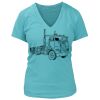 Women's Premium Deep V-Neck T-Shirt Thumbnail