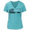 Women's Premium Deep V-Neck T-Shirt Thumbnail