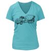 Women's Premium Deep V-Neck T-Shirt Thumbnail