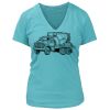 Women's Premium Deep V-Neck T-Shirt Thumbnail