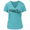 Women's Premium Deep V-Neck T-Shirt Thumbnail