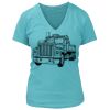 Women's Premium Deep V-Neck T-Shirt Thumbnail